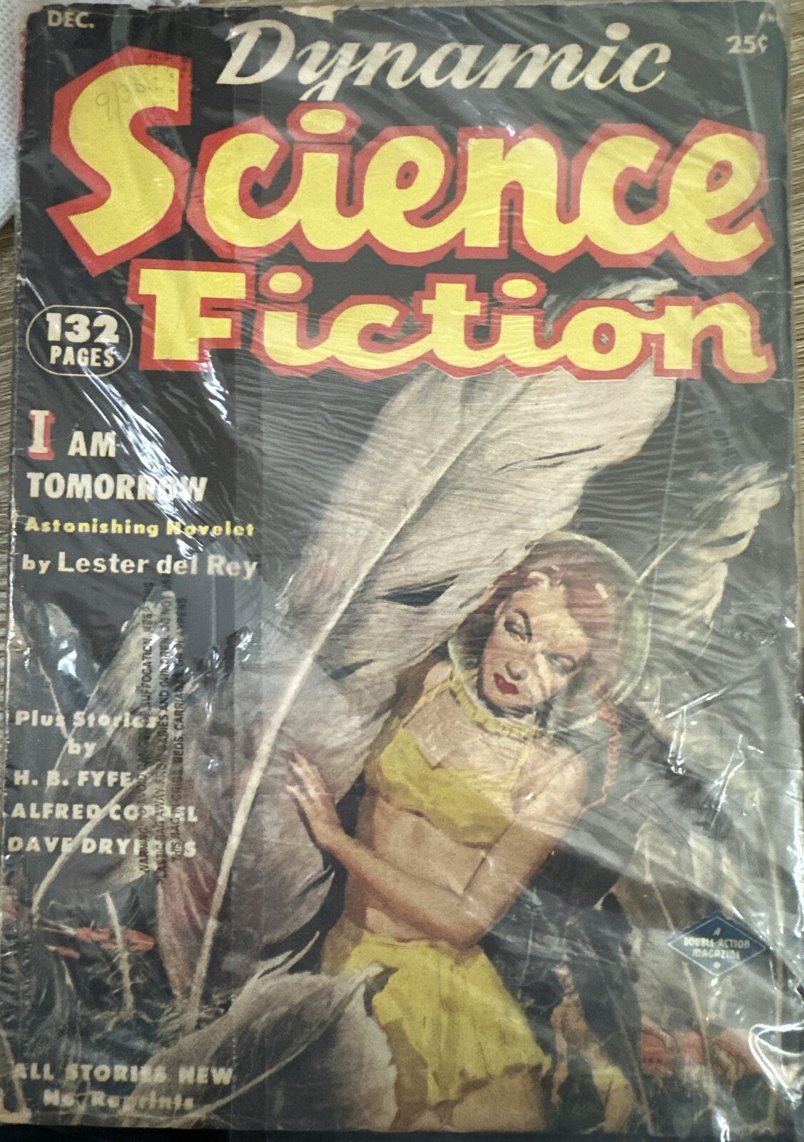 Dynamic Science Fiction Pulp Dec 1952 Vol. 1 #1 Good Del Ray
