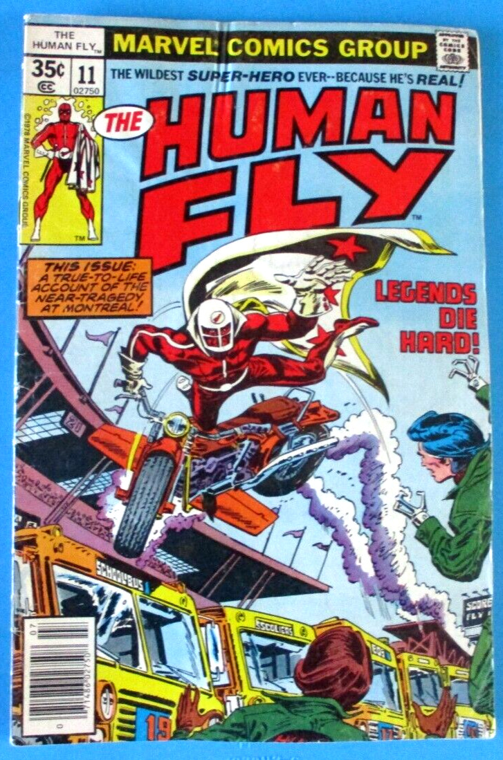 Vintage The Human Fly Comic Book Vol. 1 ~ # 11~July 1978 Marvel Comic Group
