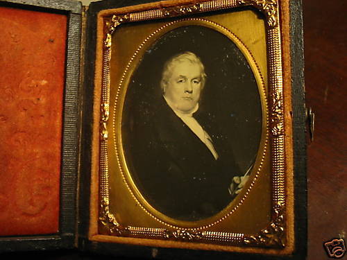 rare original daguerreotype president James Buchanan
