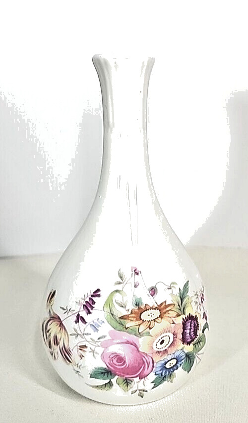 Vintage Coalport Bone China June Time Flower Bud Vase 5 inch England