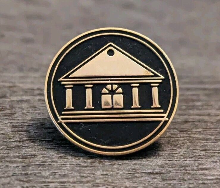 Heritage Bank - Yesterday. Today. Tomorrow. - Company Logo Gold And Black Lapel