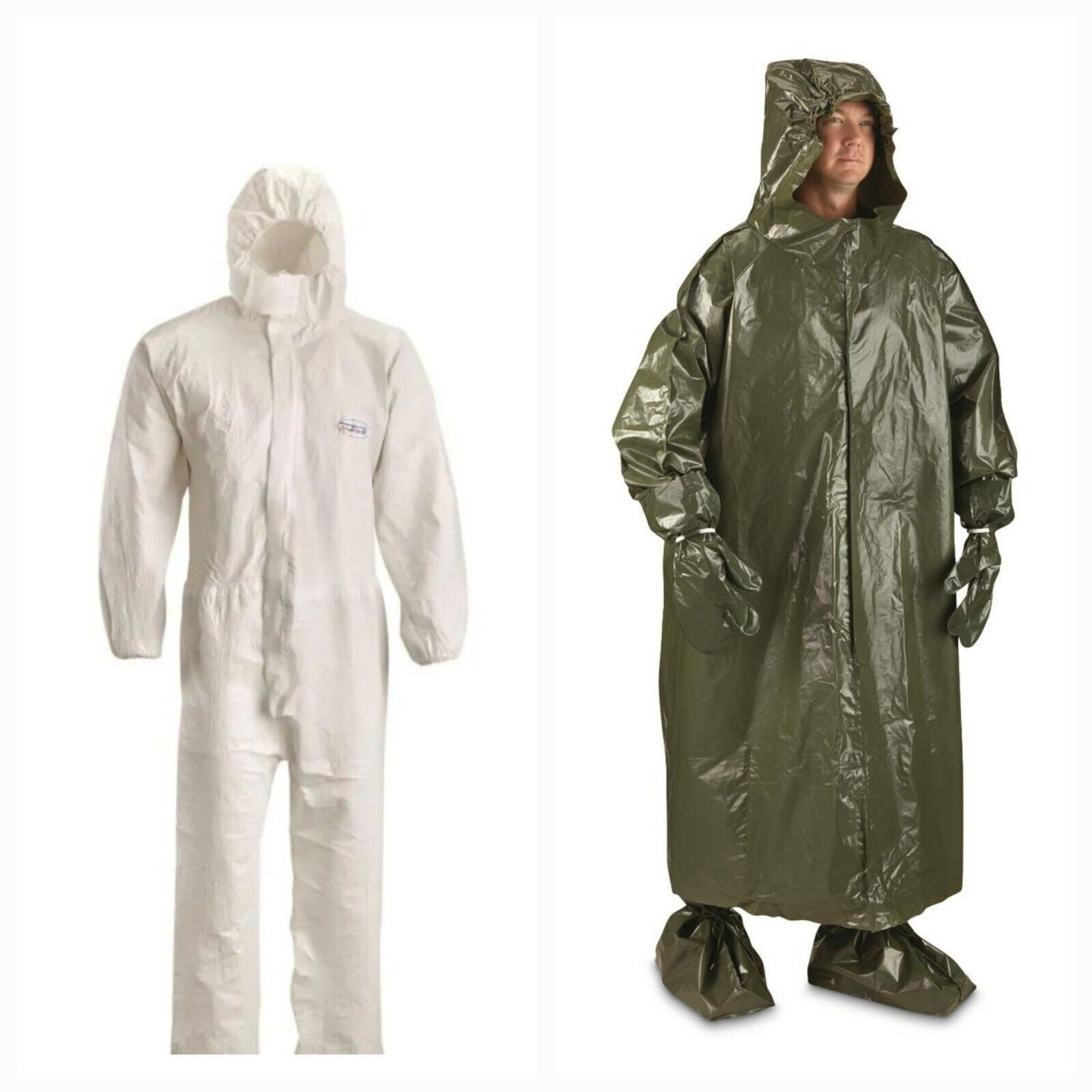 U.S. Mil Indutex Chemical Protection Suit+ 1 PR NBC Gloves + Czech NBC Suit+