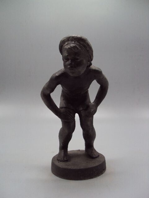 Soviet Young footballer Soccer player Boy USSR russian Metal figurine 4125