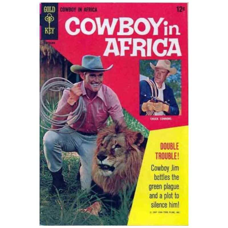 Cowboy in Africa #1 Gold Key comics VF minus Full description below [x 