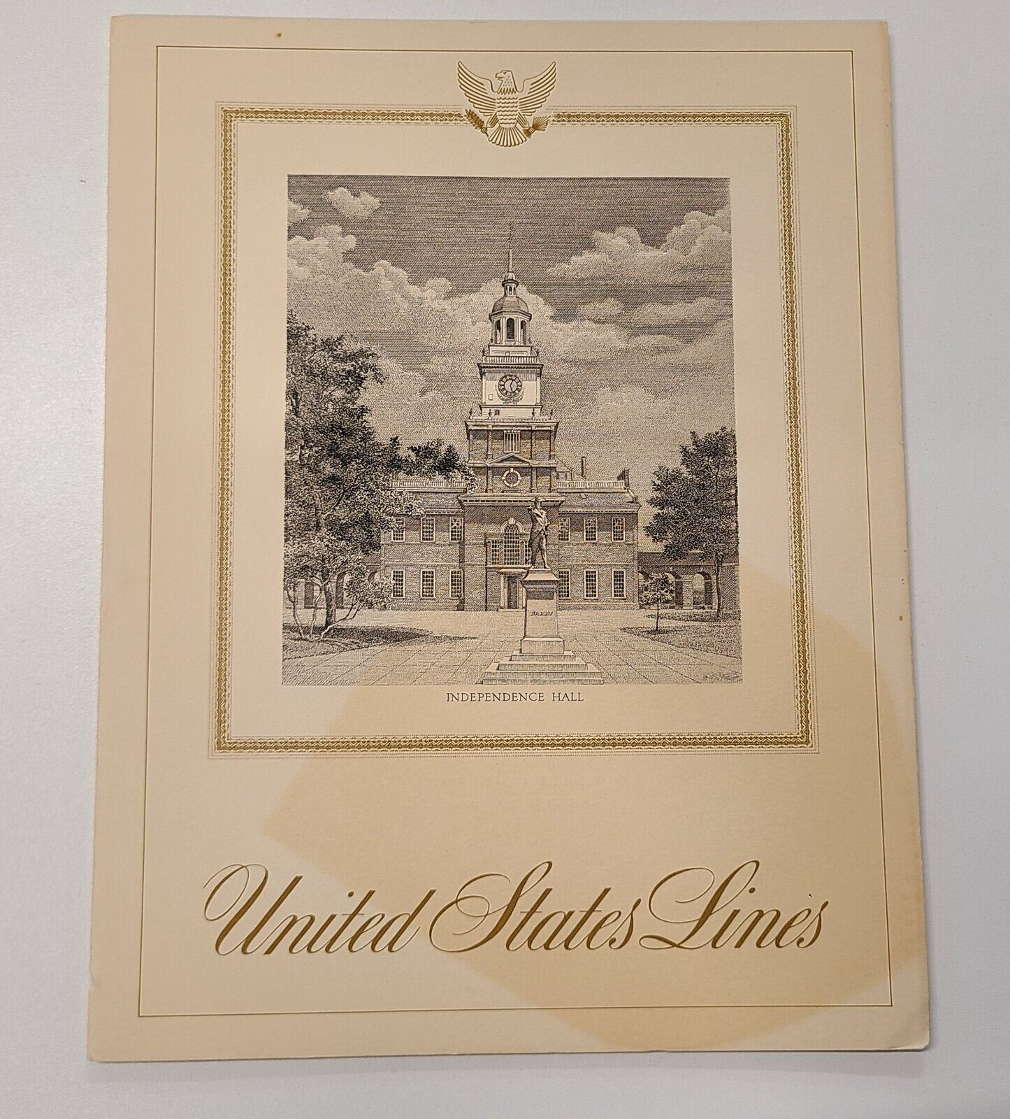 S.S. United States Lunch Menu (Aug 3rd, 1967)