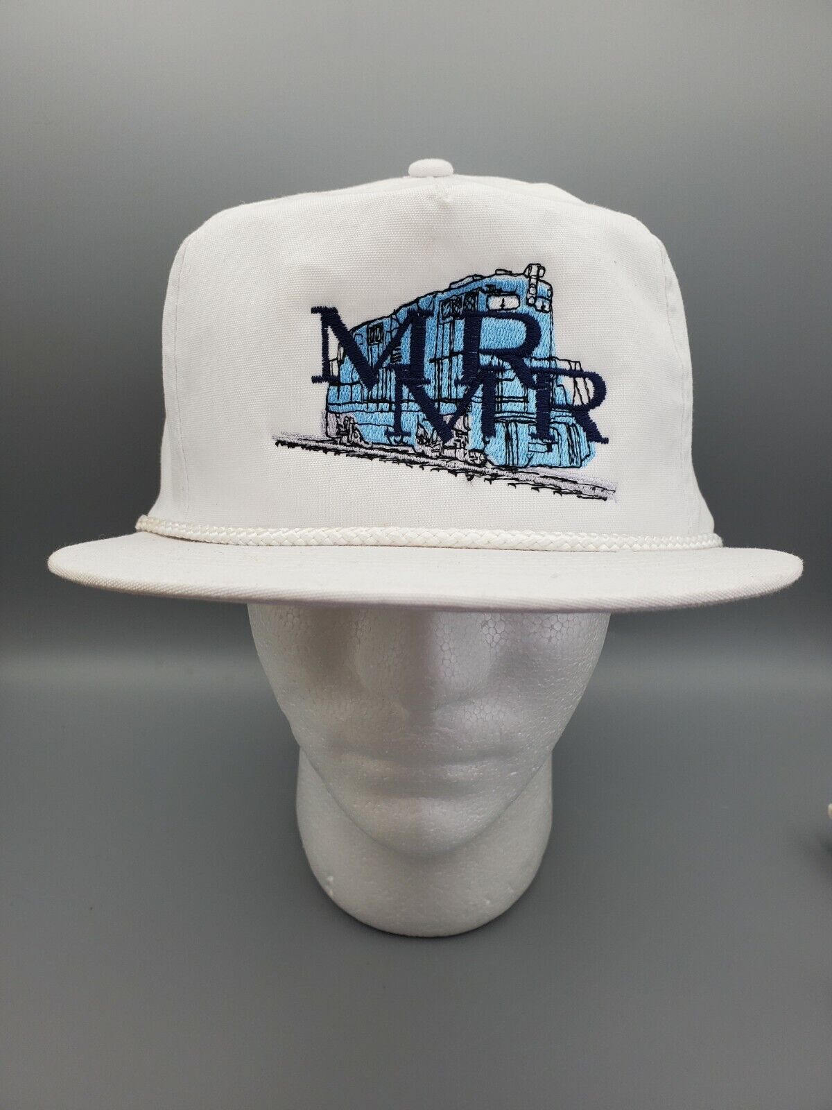 Vintage Mid-Michigan Railroad MMRR Trucker Hat Cap - by George