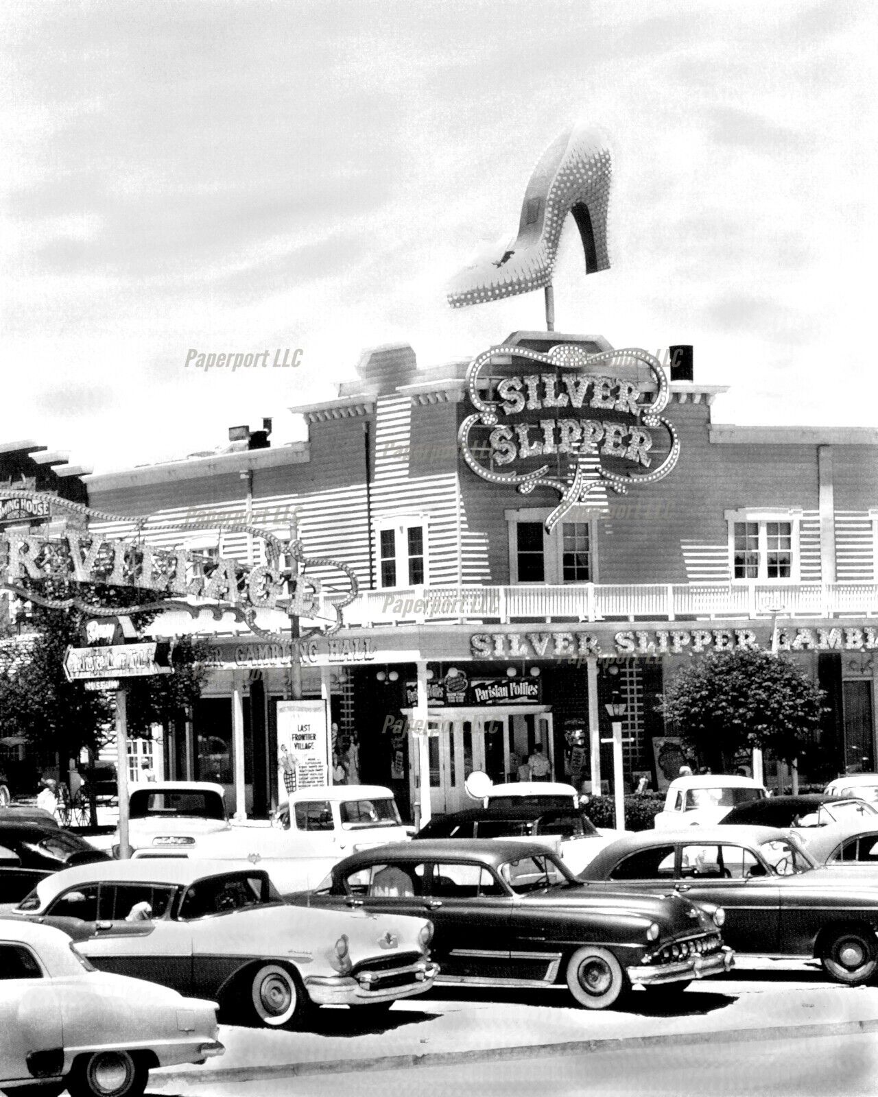 1950's Silver Slipper Casino Vintage Las Vegas  8x10 Photo