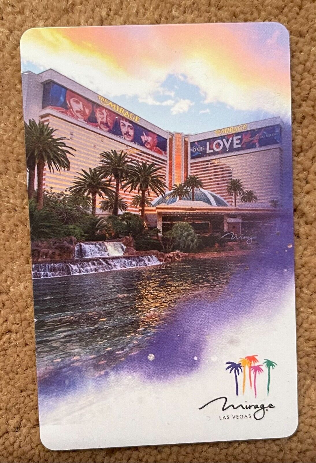 The Mirage Las Vegas Hotel & Casino Collectible Room Key