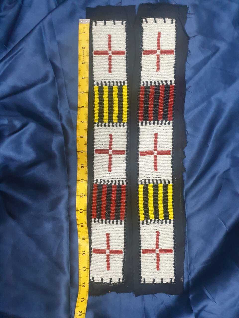 Handmade Old American Sioux Bead work for War Shirts / Pants / Legging 