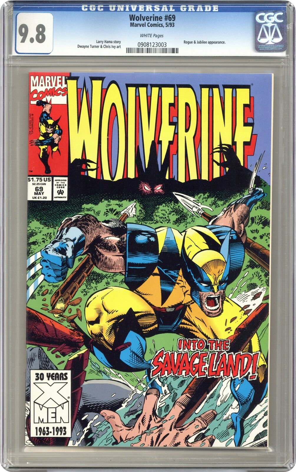 Wolverine #69 CGC 9.8 1993 0908123003