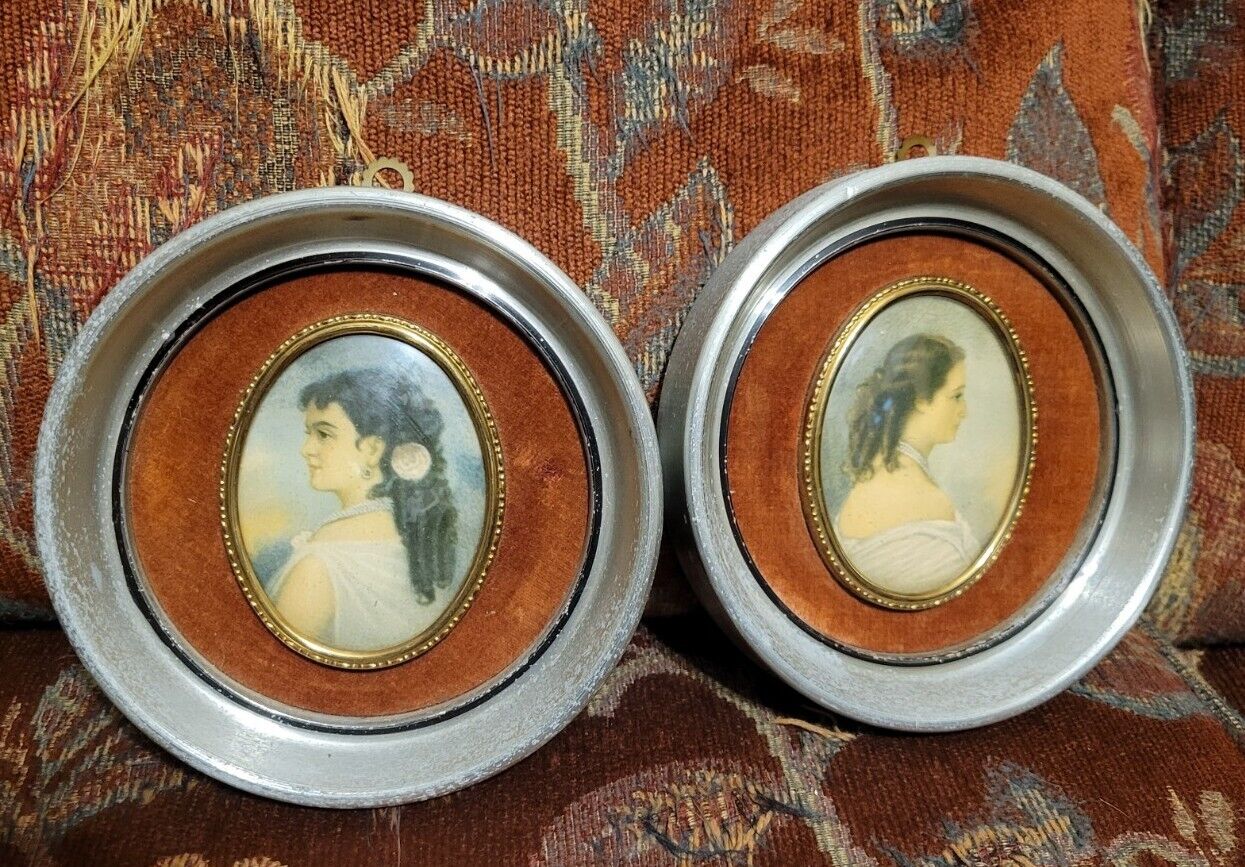 2 Vtg Cameo Creation Mme Adelina Patti by Georges Leveen Portaits