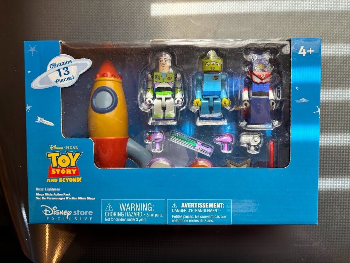 Disney Pixar Toy Story Buzz Lightyear Mega Minis Action Pack New 