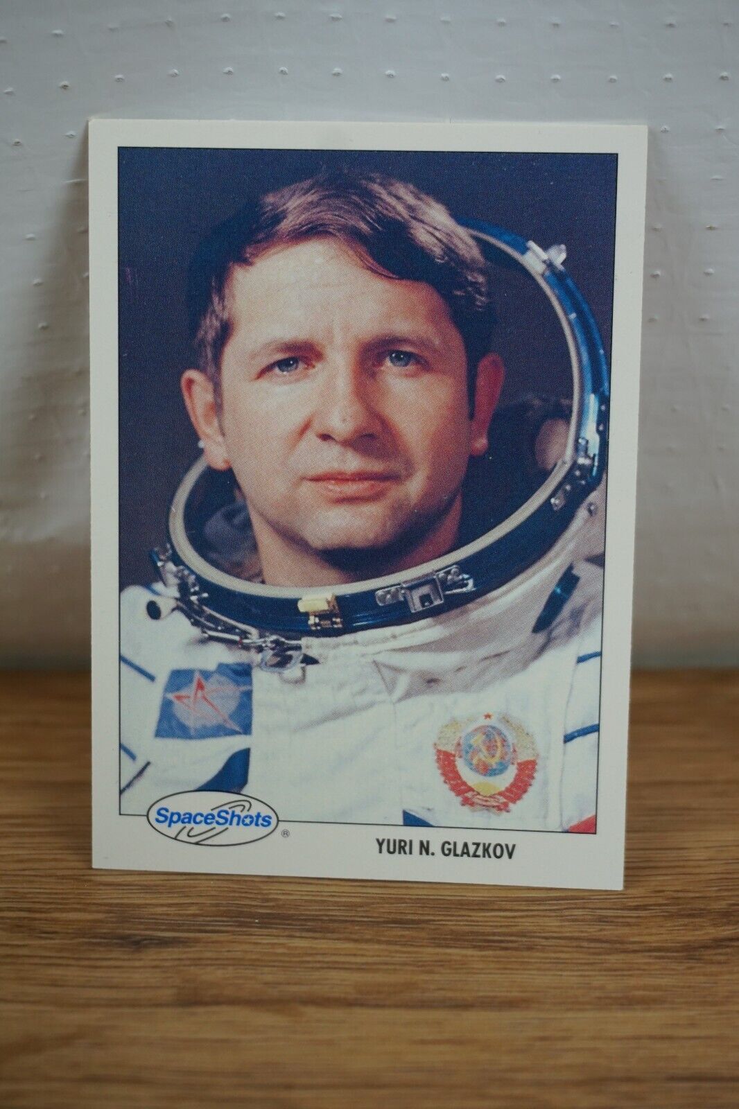 SPACESHOTS TRADING CARD 1992, YURI N. GLAZKOV