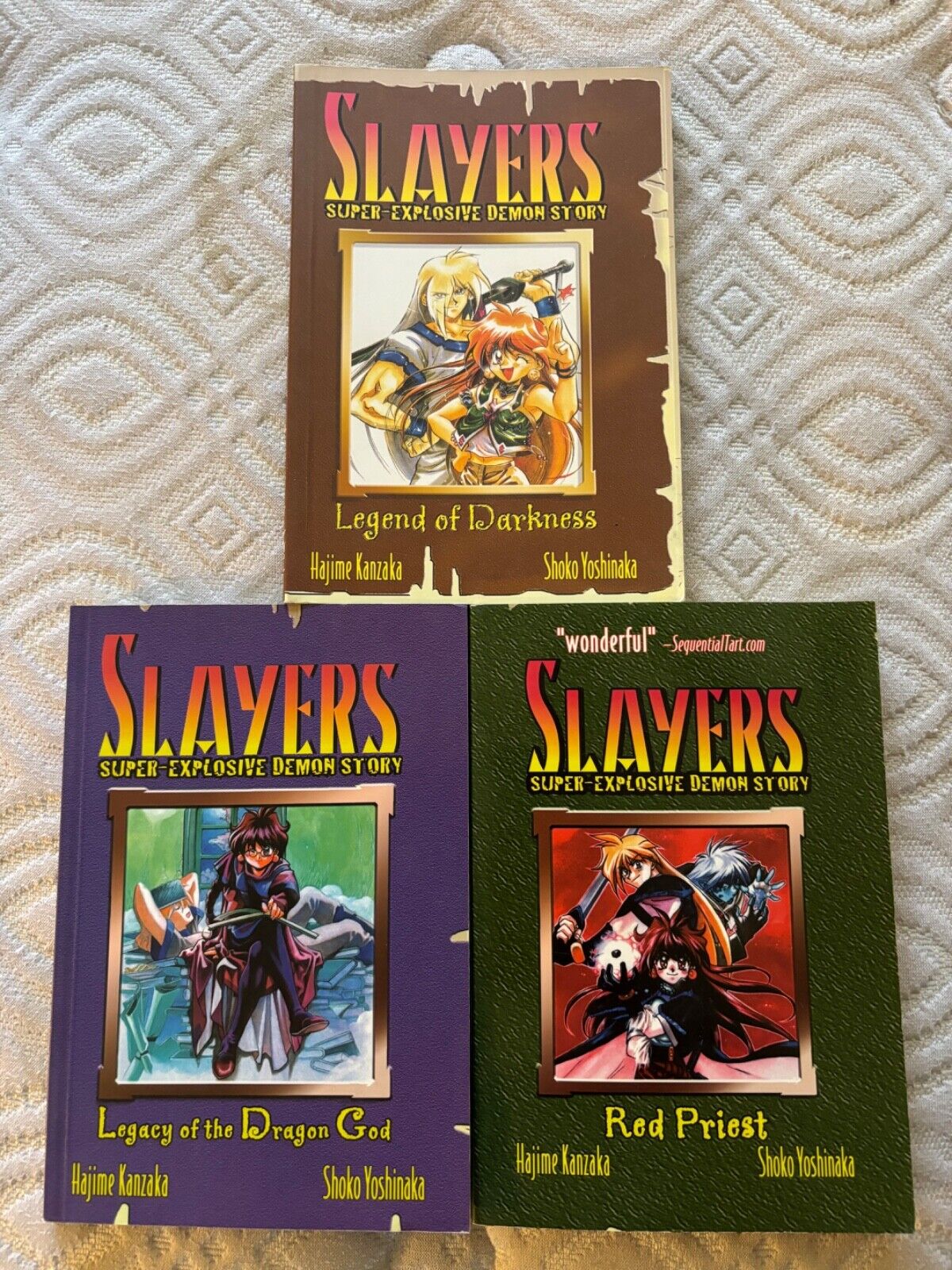 Slayers Super Explosive Demon Story vols 1-3 English Manga