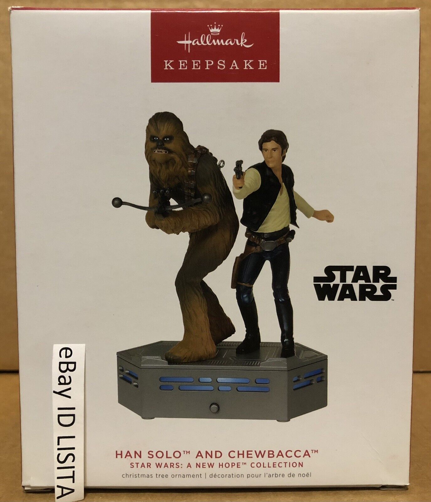 Hallmark 2022 Star Wars Han Solo and Chewbacca A New Hope Storyteller Collection