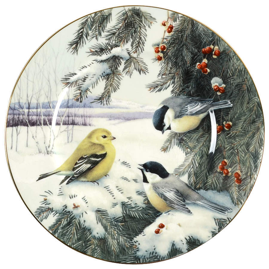 Lenox Winter Greetings Scenic Accent Luncheon Plate 4952452