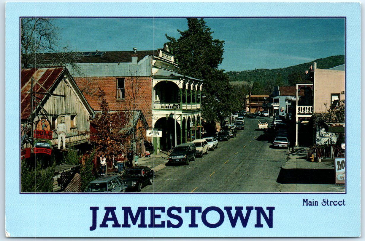 Postcard - Main Street - Jamestown, California