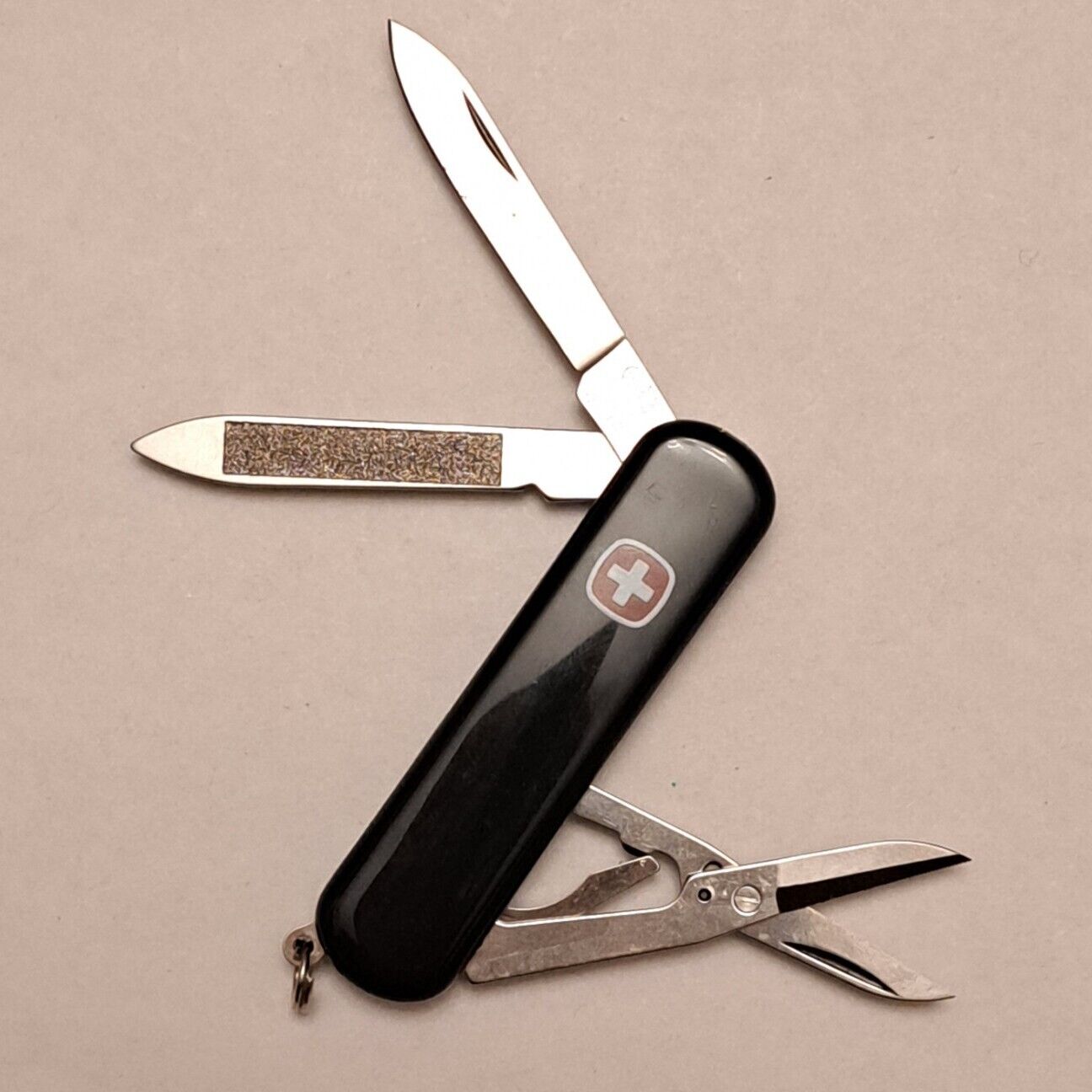 Wenger Swiss Pocket Knife Multitool Champion Logo Black Small