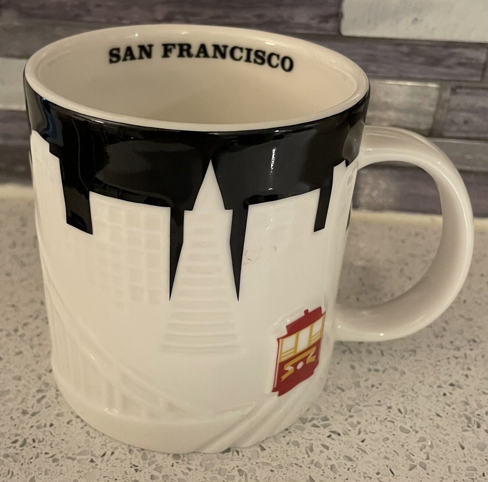 Starbucks 2012 SAN FRANCISCO COLLECTOR SERIES  3D Relief Coffee Mug
