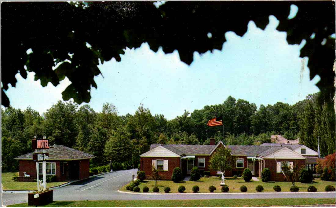 Parsippany, New Jersey - View of the White Deer Motel - c1950
