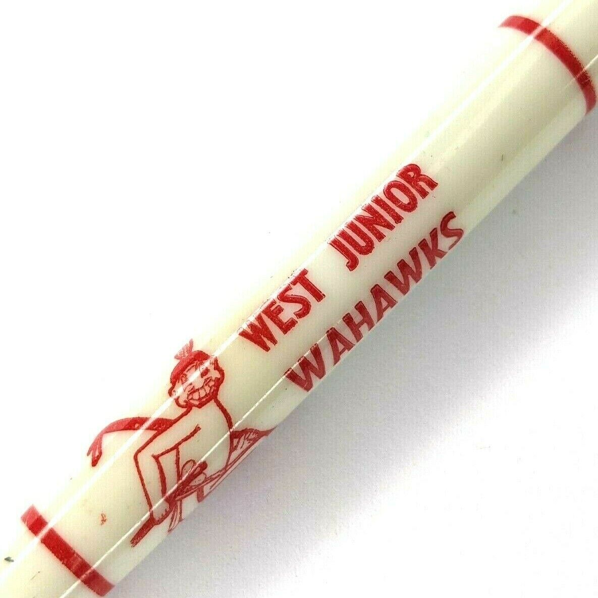 c1970s-80s Waterloo, Iowa West High School Wahawks Promo Advertising Pen Vtg G13