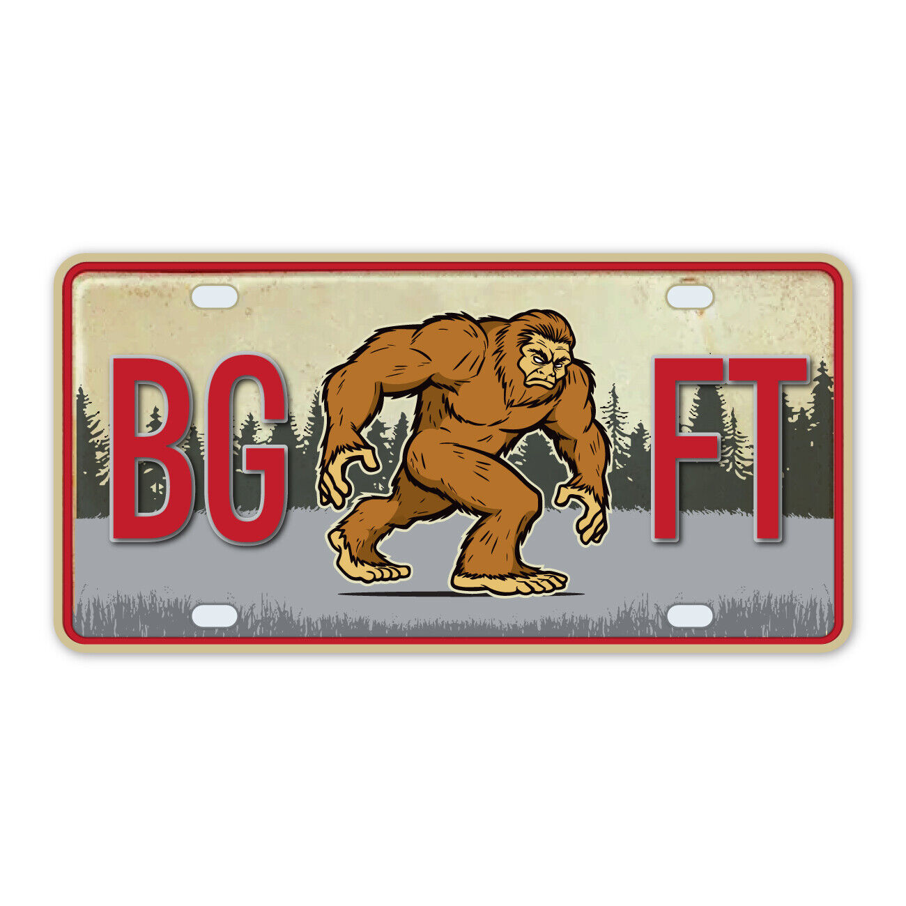 Bigfoot License Plate Magnet