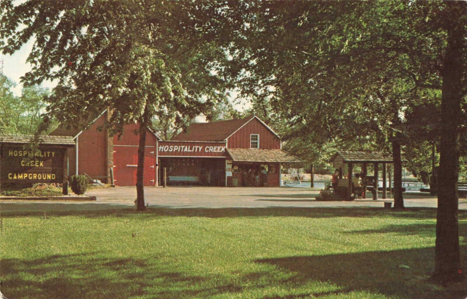 Hospitality Creek Campground Williamstown New Jersey NJ Chrome 1978 Postcard