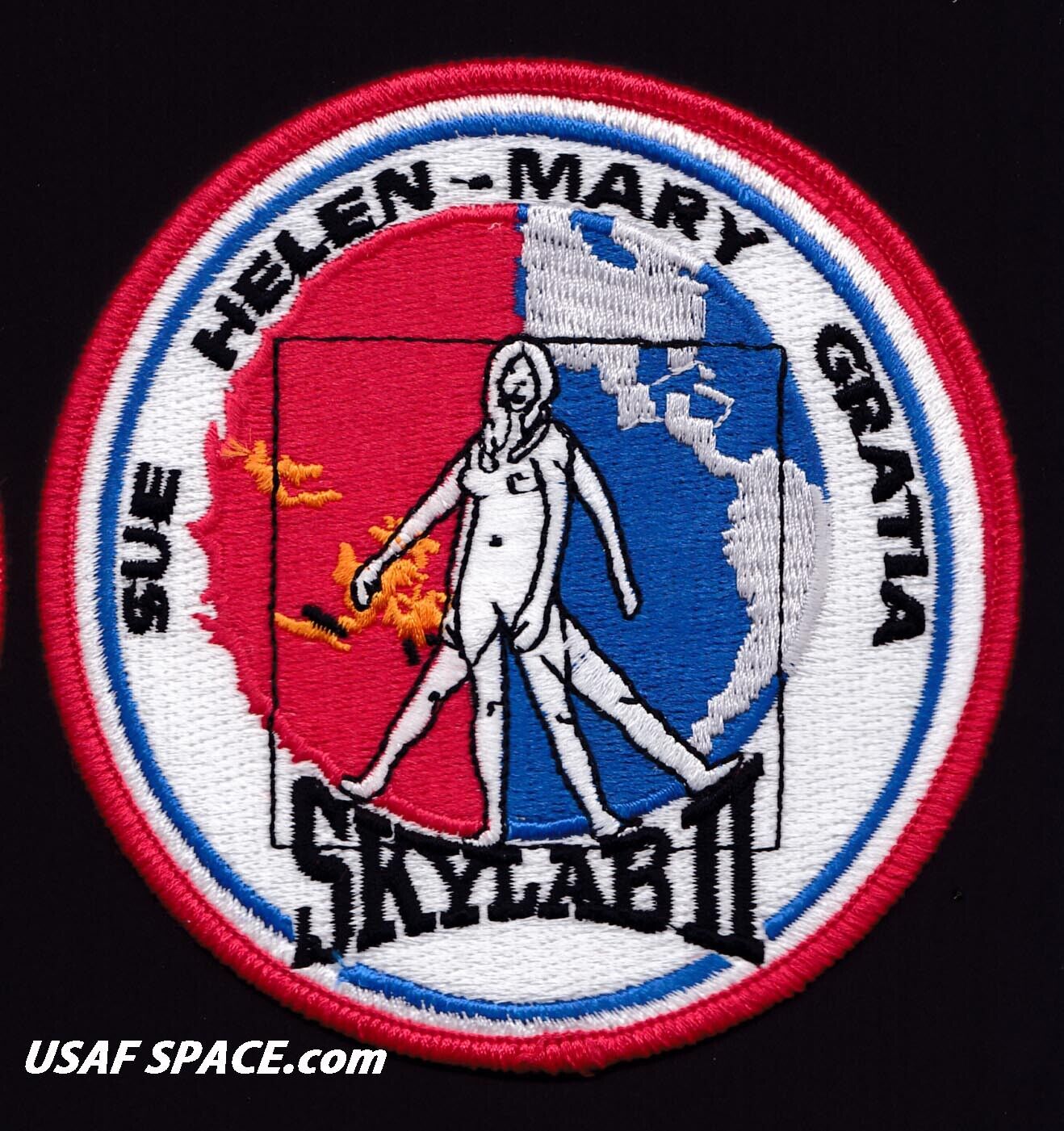 AUTHENTIC AB Emblem- SKYLAB II WIVES -NASA- FULLY EMBROIDERED SPACE PATCH - USA
