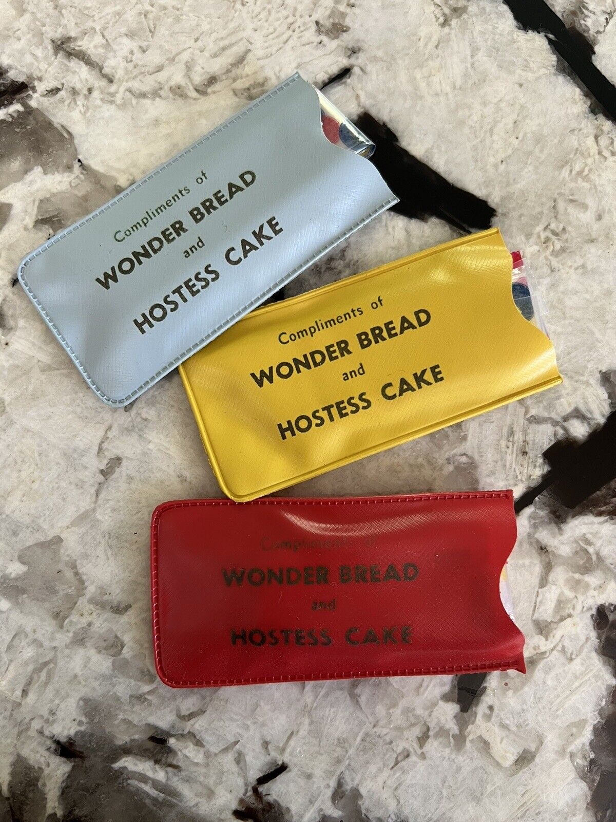 3 Vintage Wonder Bread Rain Bonnets