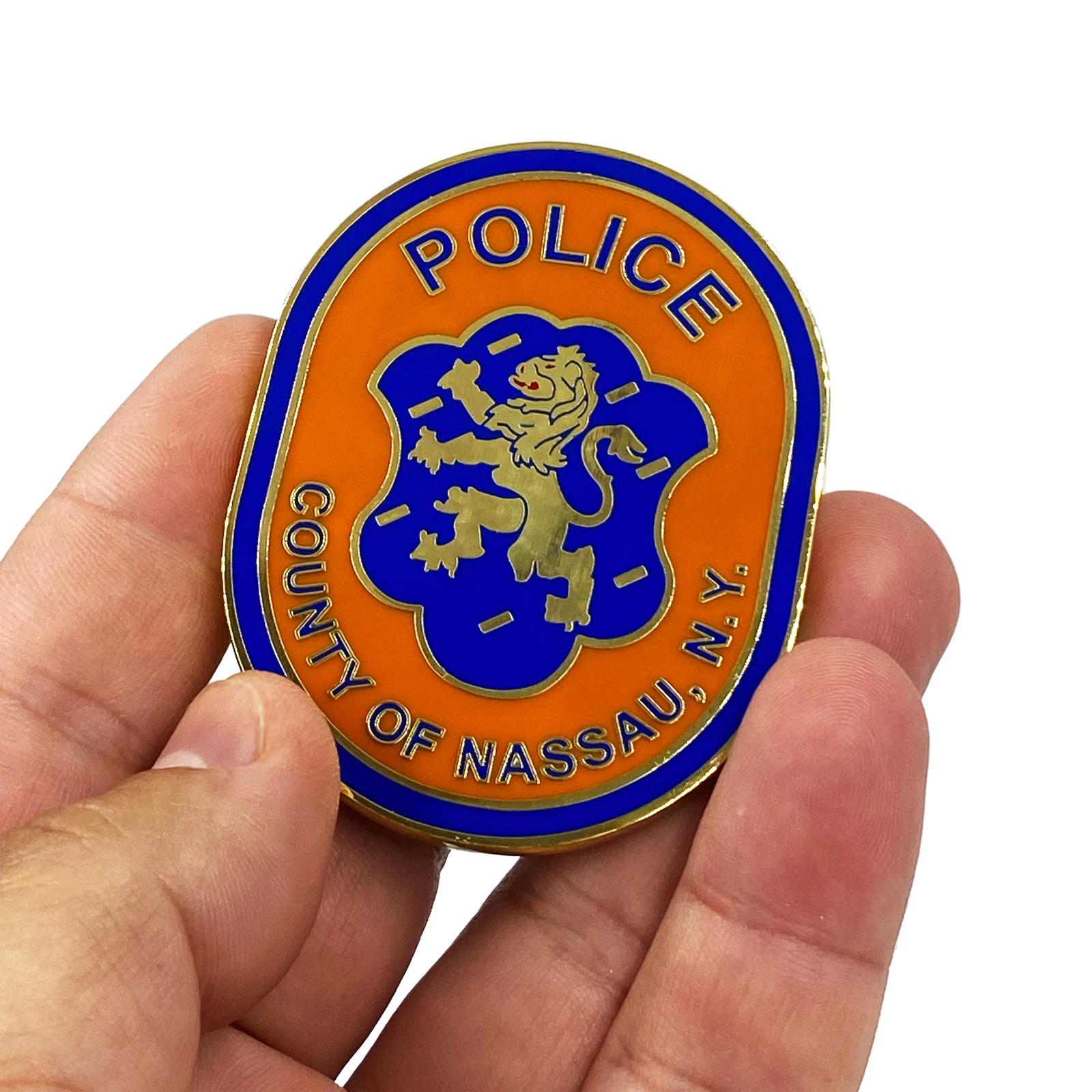DD-012 LI Nassau County Police Department Long island Dept. Challenge Coin thin
