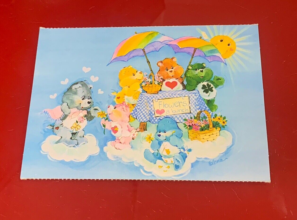 Vintage Care bears Postcard Happy Mother’s Day