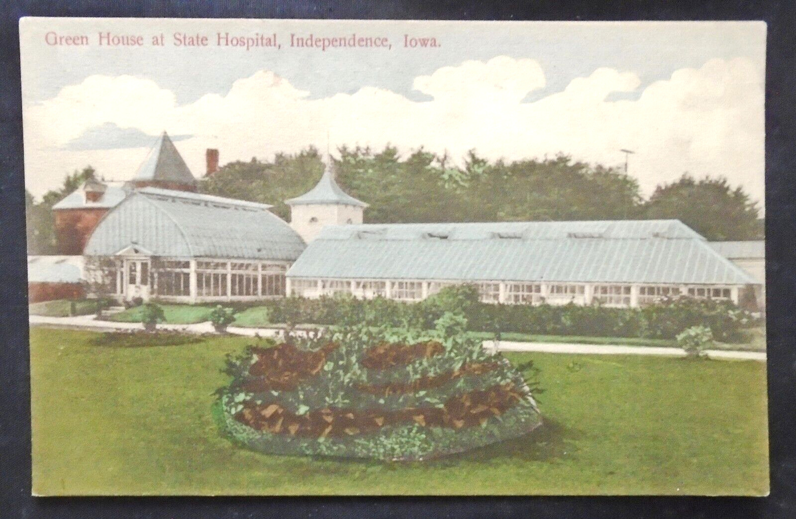Independence, IA, Green House at State Hospital, circa 1910