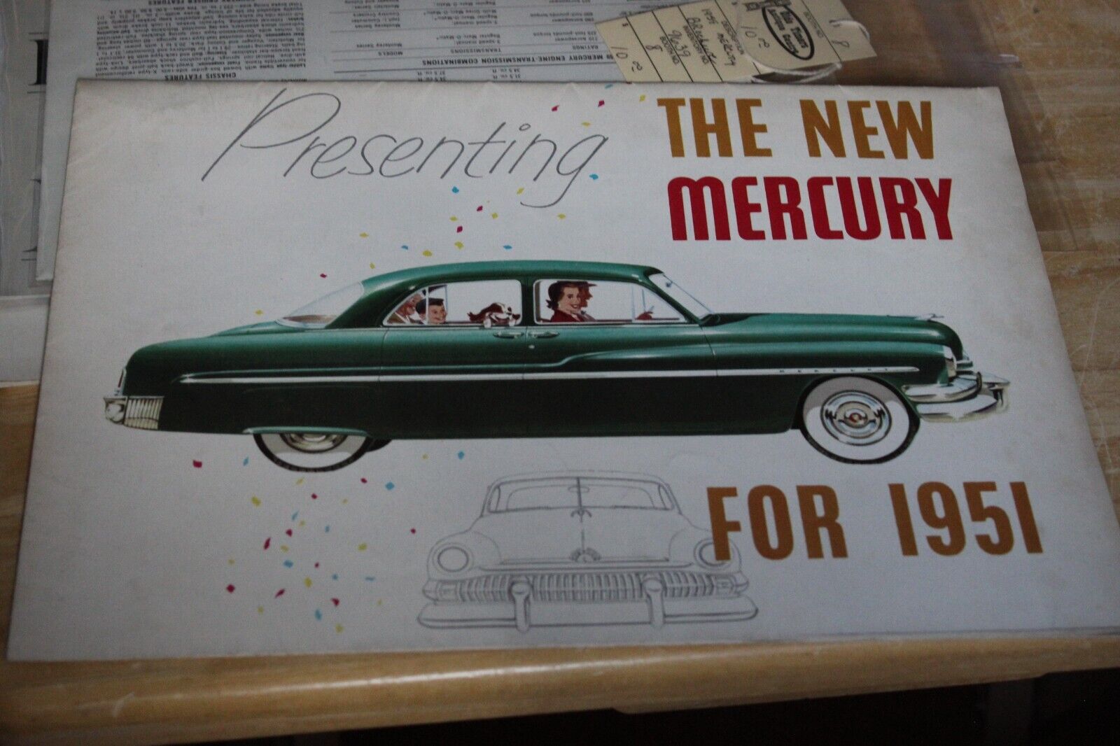 ORIGINAL 1951 Mercury Brochure