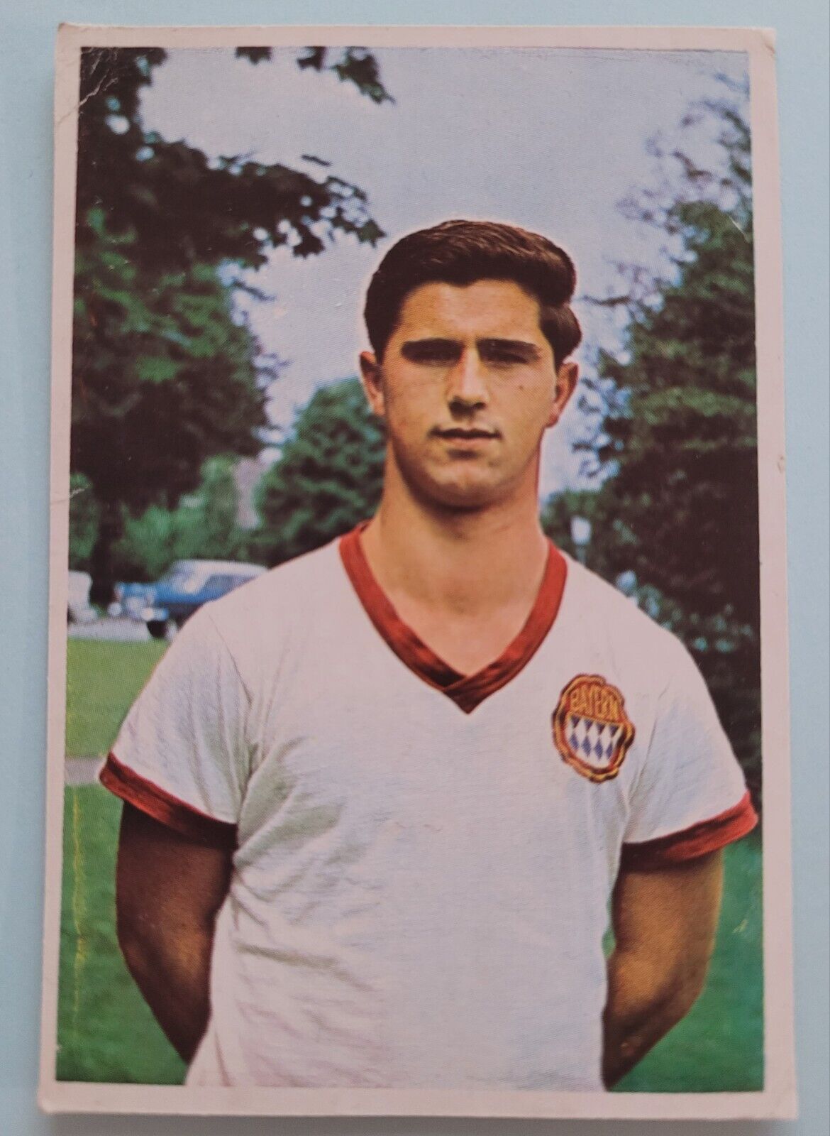 Gerd Müller FC Bayern Munich Bergmann 1965/66 rookie glued collectible #267