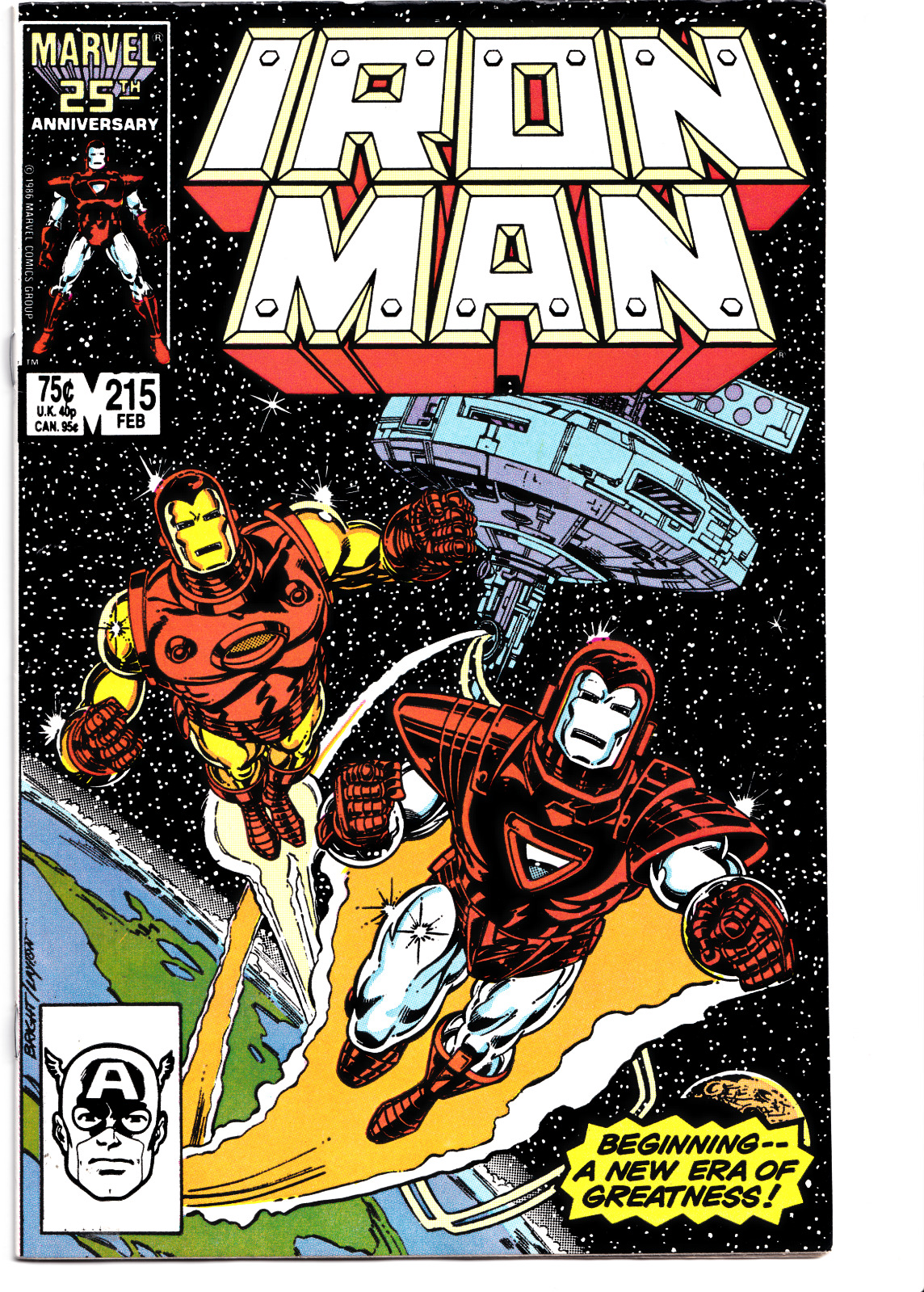 Iron Man #215 1987 Marvel Comics