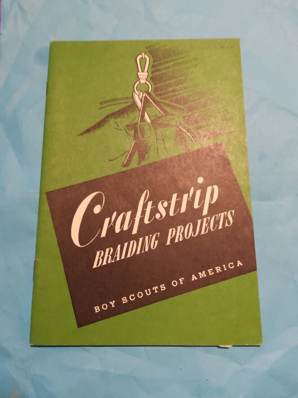 Vintage 1959 Craftstrip Braiding Projects Boy Scouts Of America 