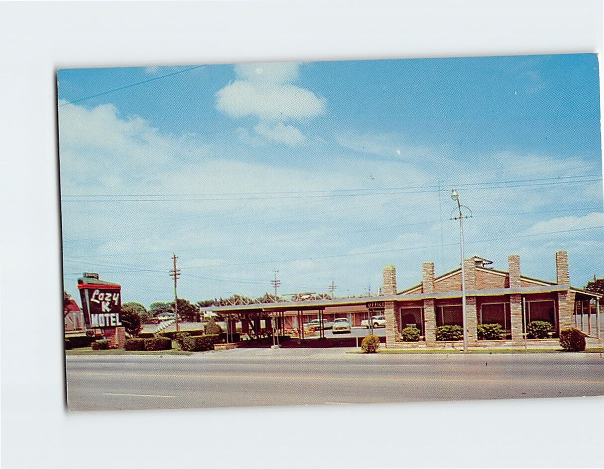 Postcard Lazy K Motel Ponca City Oklahoma USA