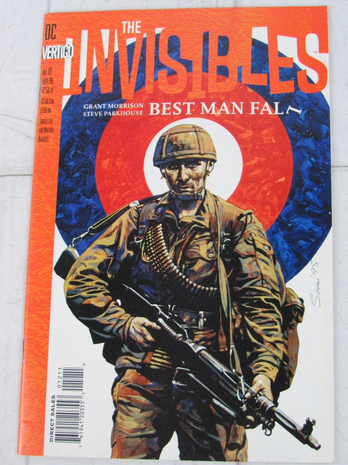 The Invisibles #12 Sept. 1995 DC/Vertigo Comics