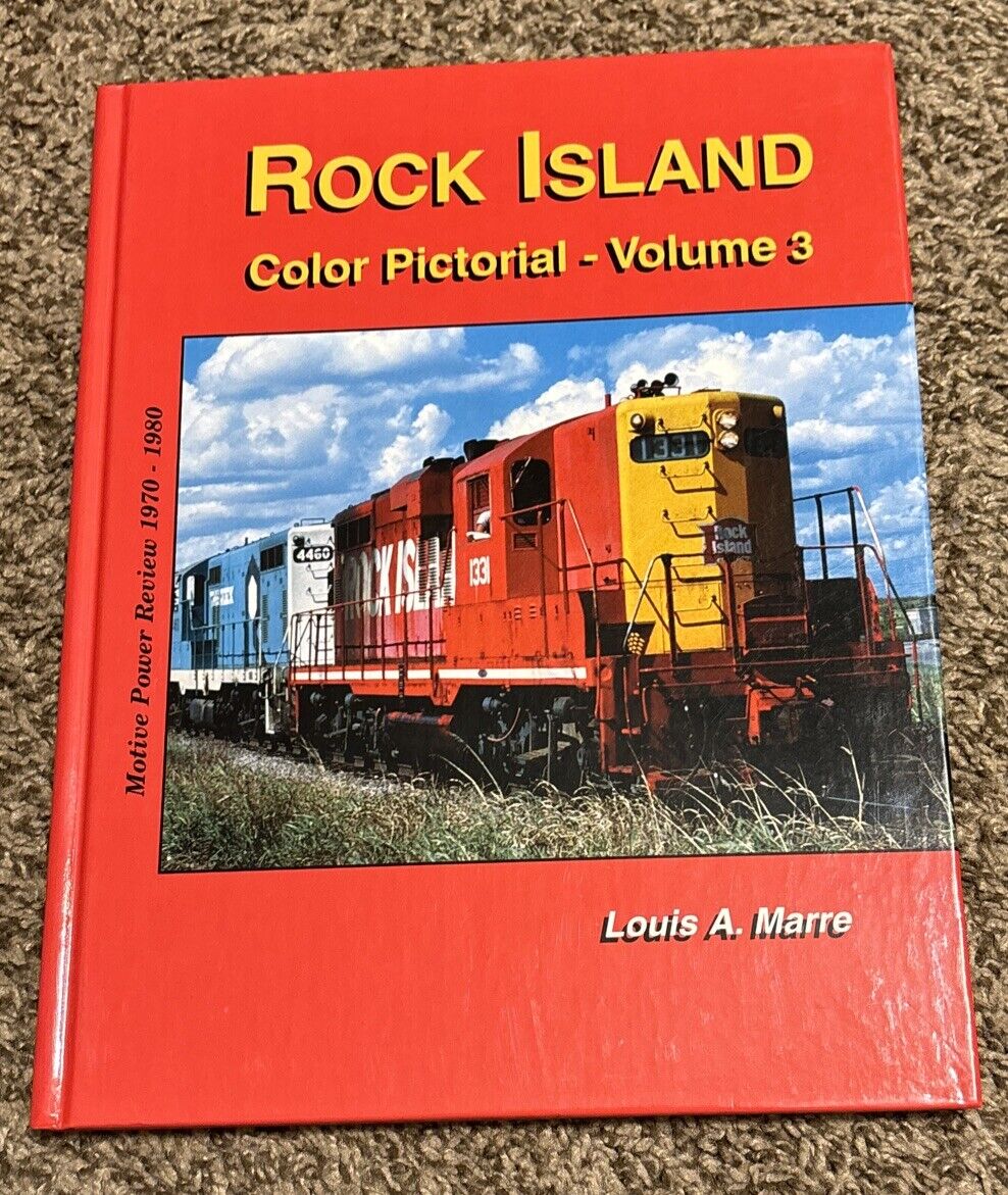 Rock Island Railroad Color Pictorial Volume 3 Motive Power Review 1970 - 1980 VG