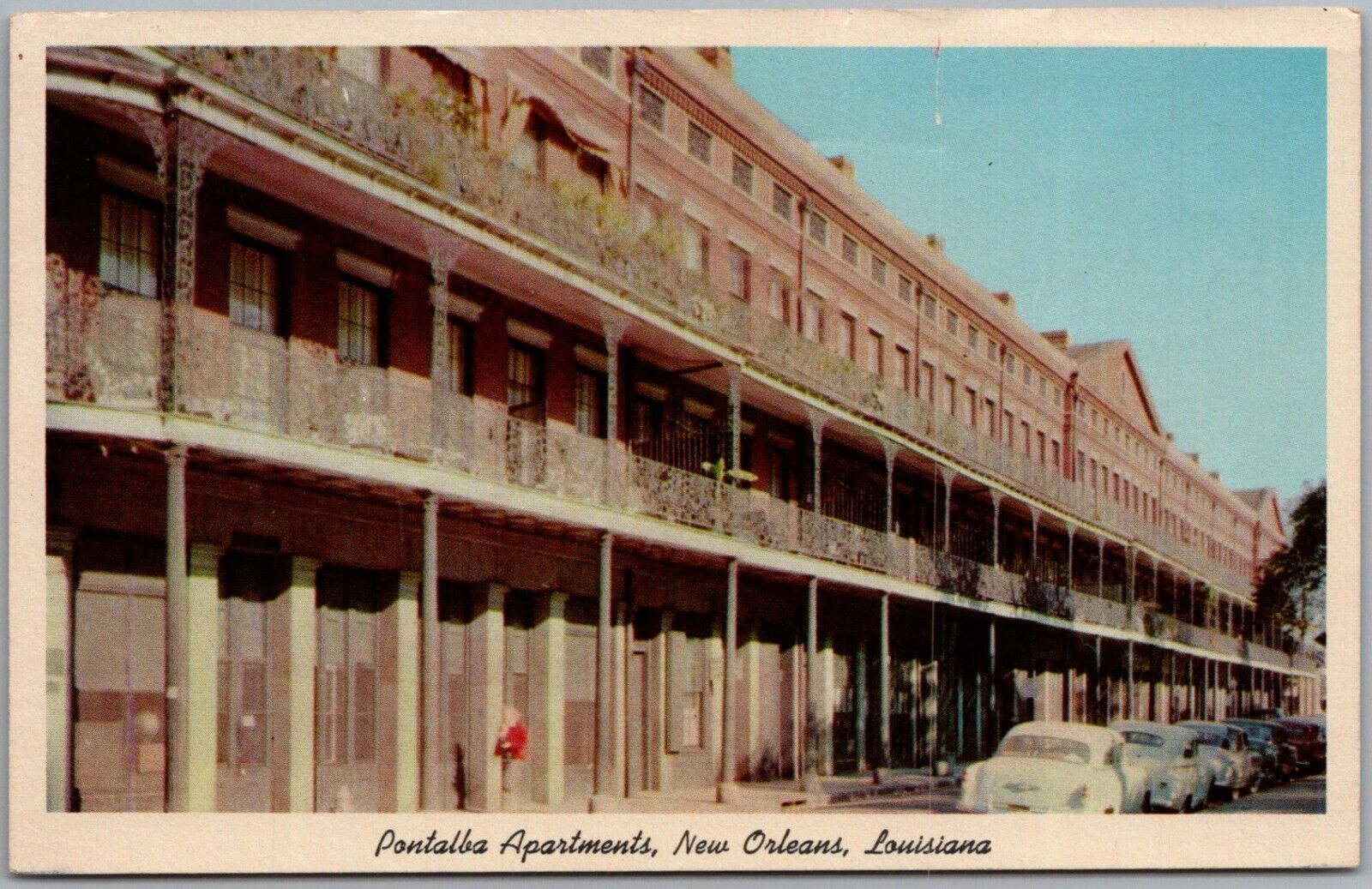 Pontalba Apartments New Orleans LA Postcard N202
