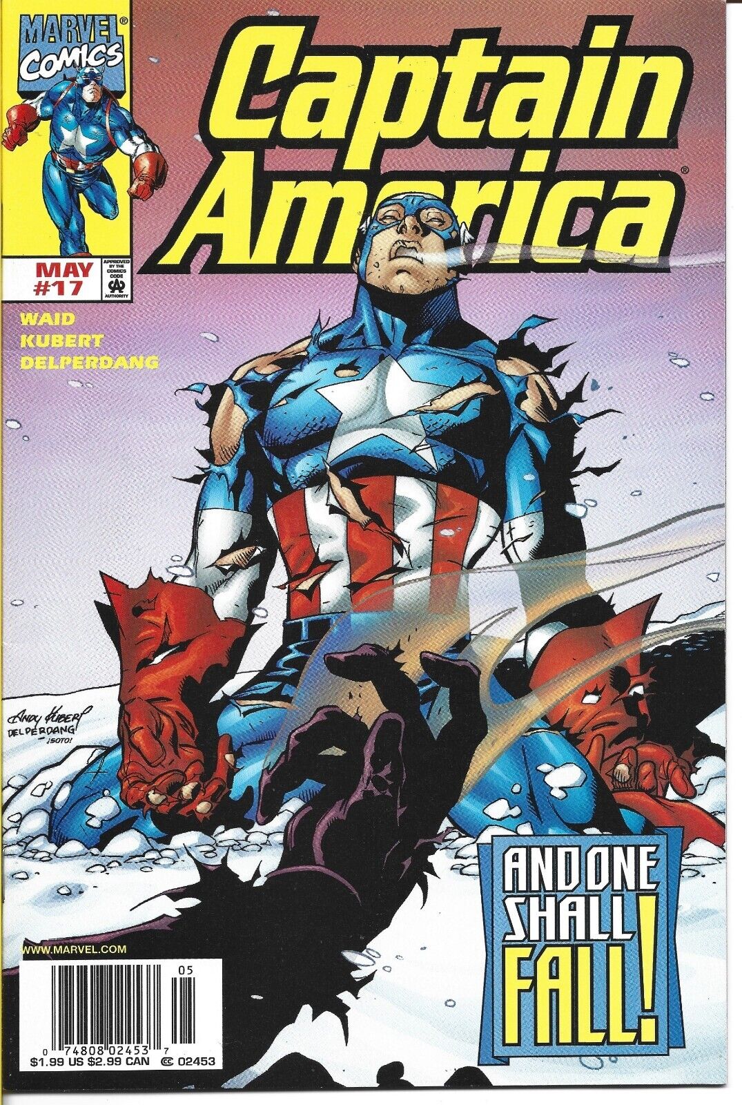 CAPTAIN AMERICA #17 MARVEL COMICS 1999 BAGGED AND BOARDED