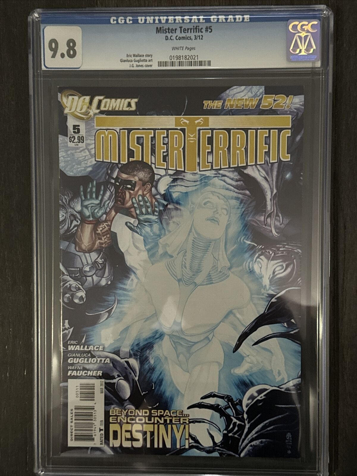 Mister Terrific # 5 / DC Comics / The New 52 / CGC Universal 9.8