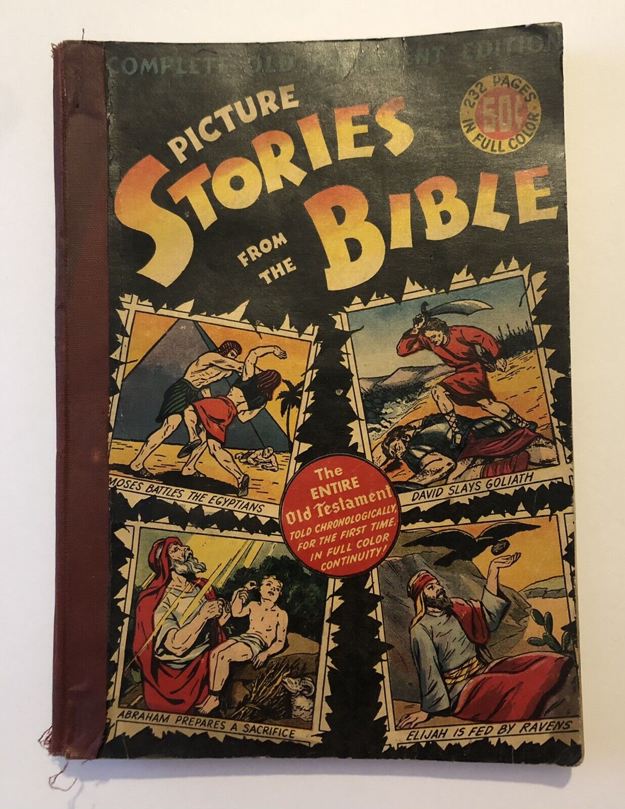 Picture Stories From The Bible Comic Book RARE 1943 Version MC Gaines 226 Pages