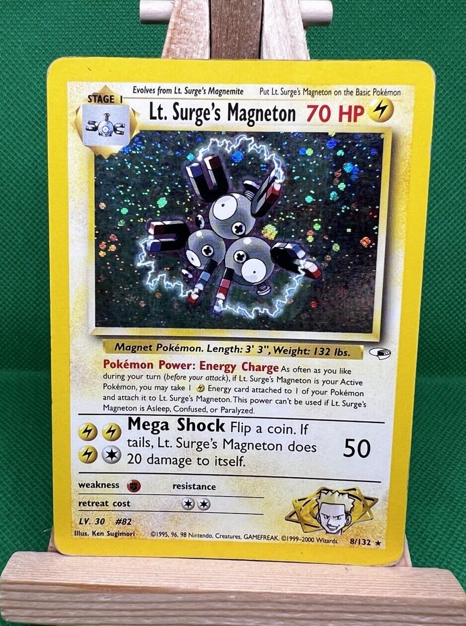 Pokemon Lt. Surge\'s Magneton 8/132 English