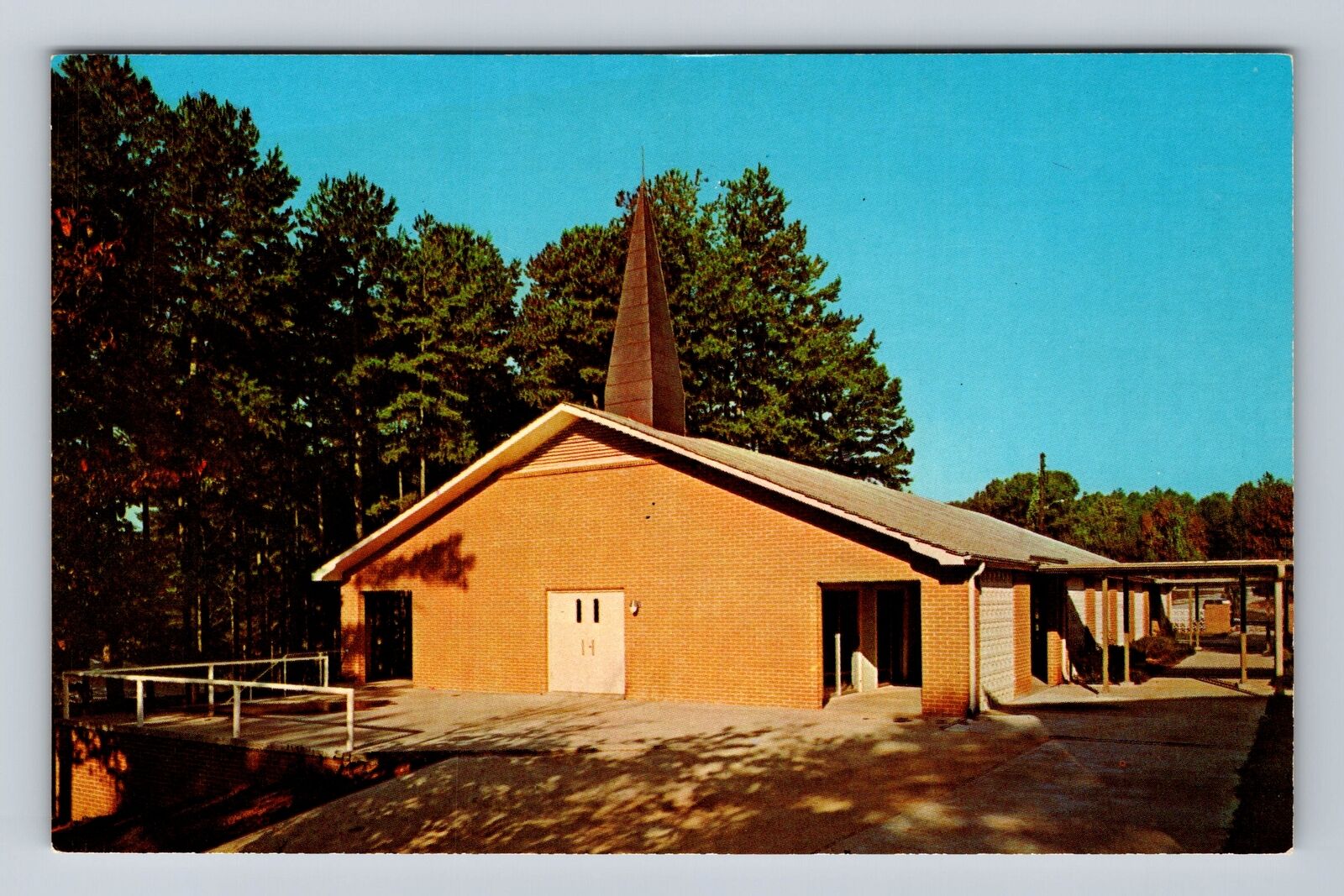 Toccoa GA-Georgia, Georgia Baptist Assembly Chapel, Antique Vintage Postcard