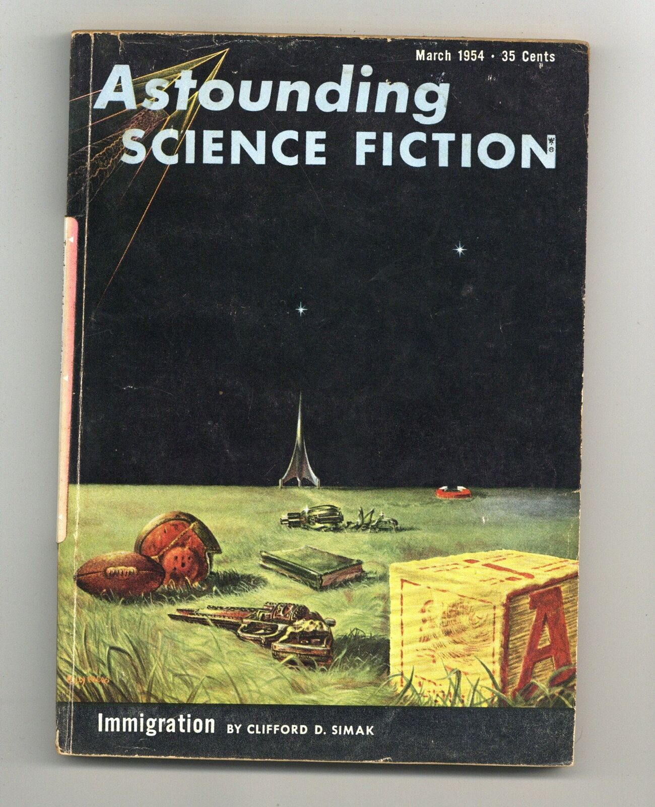 Astounding Science Fiction Pulp / Digest Vol. 53 #1 GD 1954 Low Grade