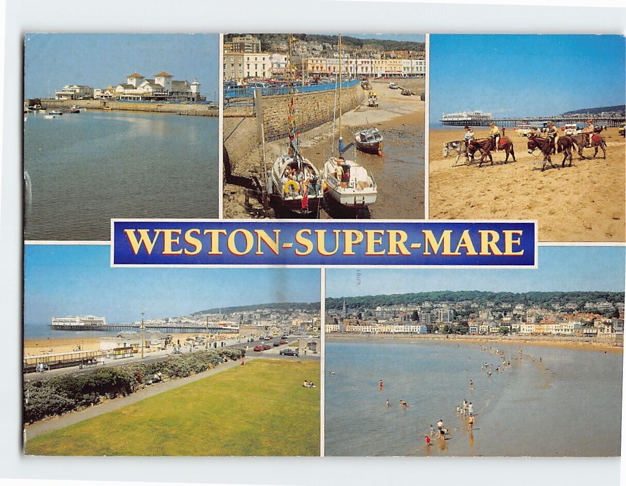 Postcard Weston-Super-Mare, England