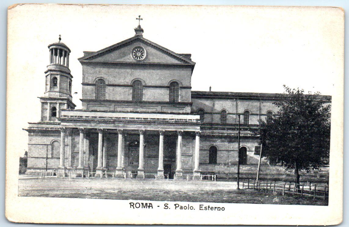 Postcard - San Paolo Exterior - Rome, Italy