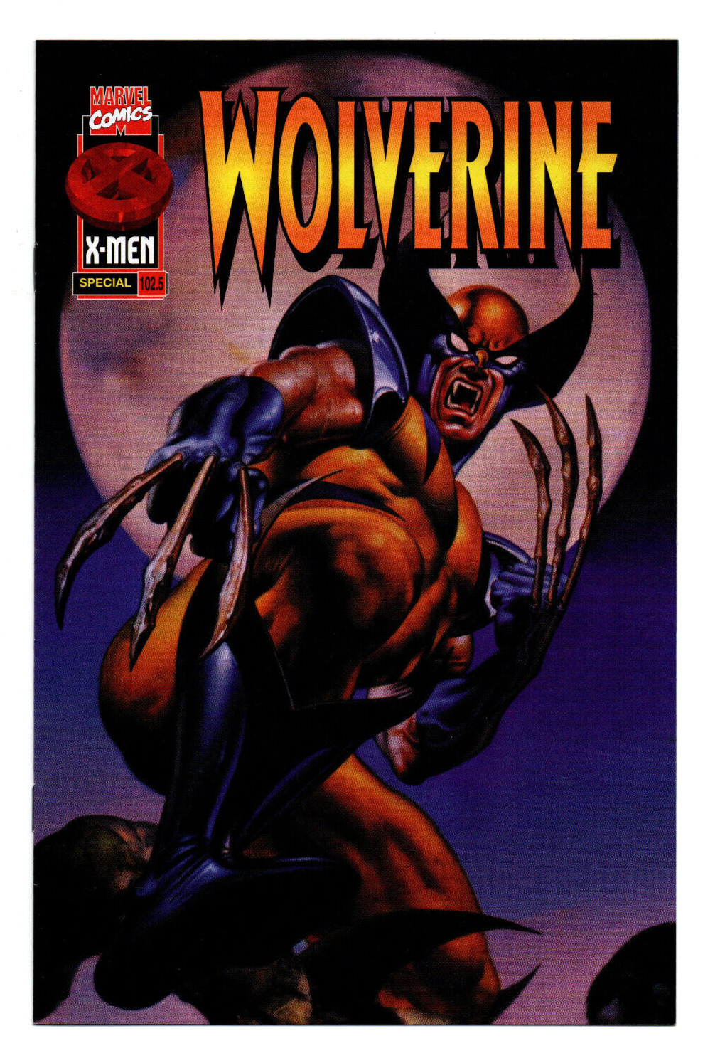 Wolverine #102.5 Boris Vallejo Variant Wizard Promo - 1996 - RARE - (-NM)