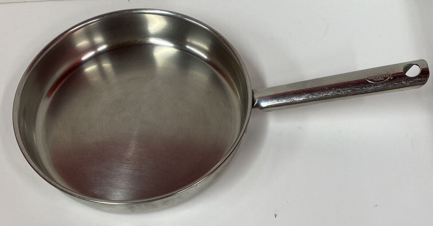 Revere Ware Copper Bottom Cookware Skillet 10in / 25cm SX 02k No Lid